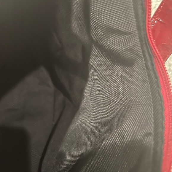 Gucci GG Shoulder Monogram Red Canvas Hobo bag Women’s - Picture 12 of 14